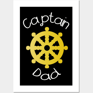 Dad captain Posters and Art